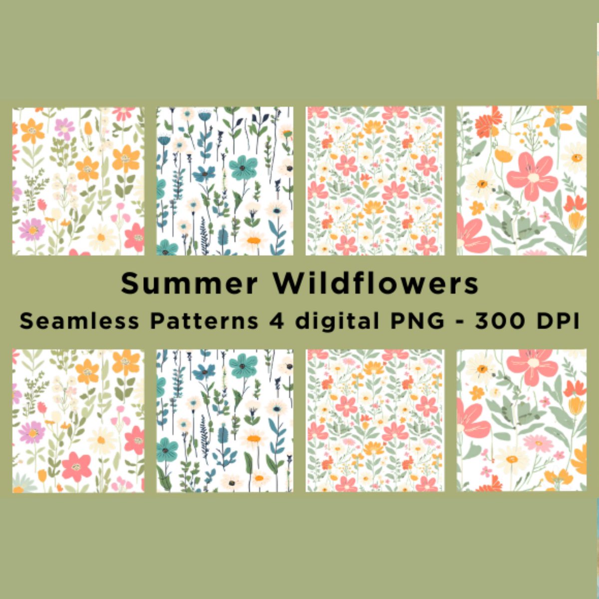 KickiEJohansson's tweet image. Summer Wildflowers Seamless Patterns payhip.com/b/1MLpv 
#summer #wildflowers #seamlesspatterns #floraldesign #digitalart #uniqueart #summervibes #kickisshop