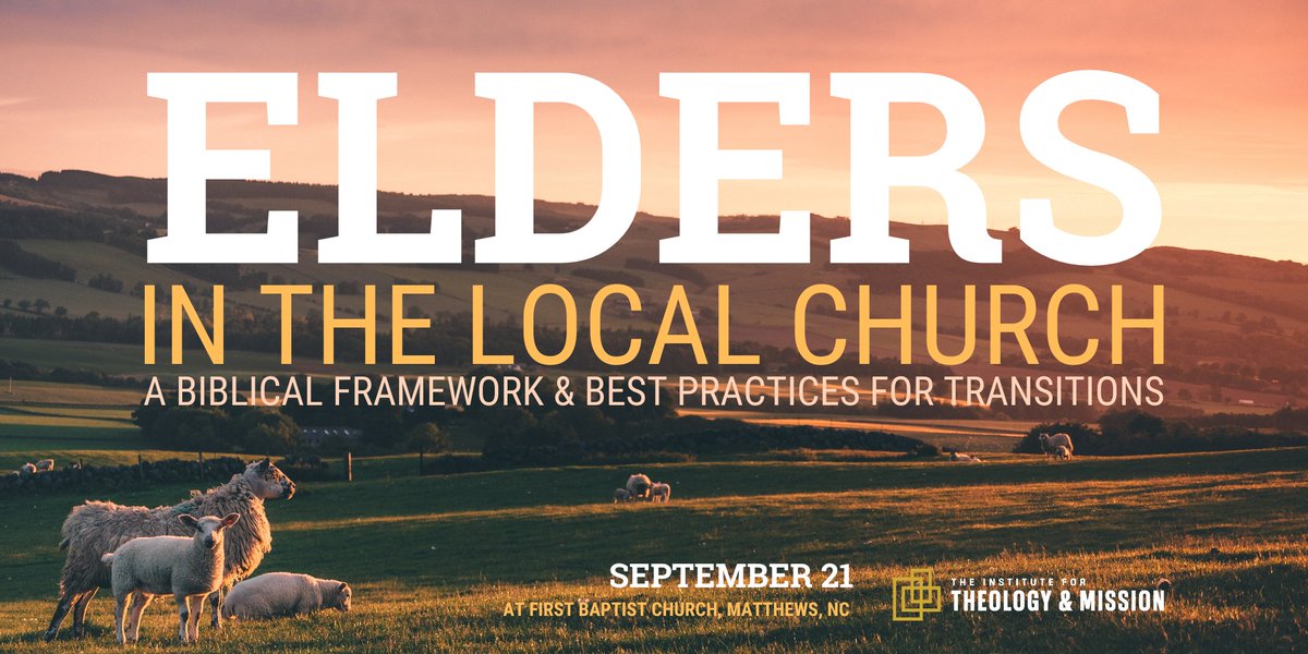 🔥 Early bird pricing ends tomorrow! Don’t miss this opportunity to attend our one-day event on Elders in the Local Church on Sept 21. Learn from Dr. Ben Merkle and local pastors. Early bird tickets are available until July 21st. 🏷️ shorturl.at/FCtoy
