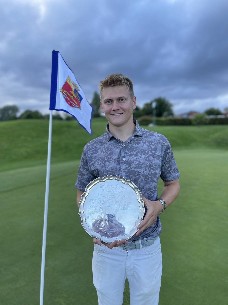 Congratulations <a href="/JamesBaxter2005/">James Baxter</a> winning <a href="/SudburyGC/">Sudbury Golf Club - 1920-2020</a> Salver today with rounds of 68 &amp; 67 🏆 <a href="/EnfieldGC/">Enfield Golf Club</a> <a href="/CenturionClub/">Centurion Club</a> <a href="/EMU_Golf/">Eastern Michigan Men's Golf</a> <a href="/Andy_Walkergolf/">Coach Andy Walker</a>