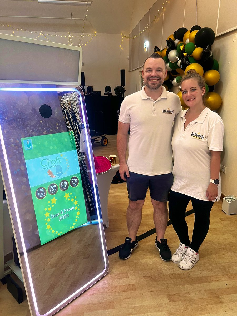 Thank you to <a href="/Discosuperstars/">Disco Superstars</a> for an amazing disco and Photo Booth-they will soon  to be sending <a href="/TheCroftPrimary/">The Croft</a> parents a link so all photos can be viewed and printed-the children loved the Photo Booth experience 💚