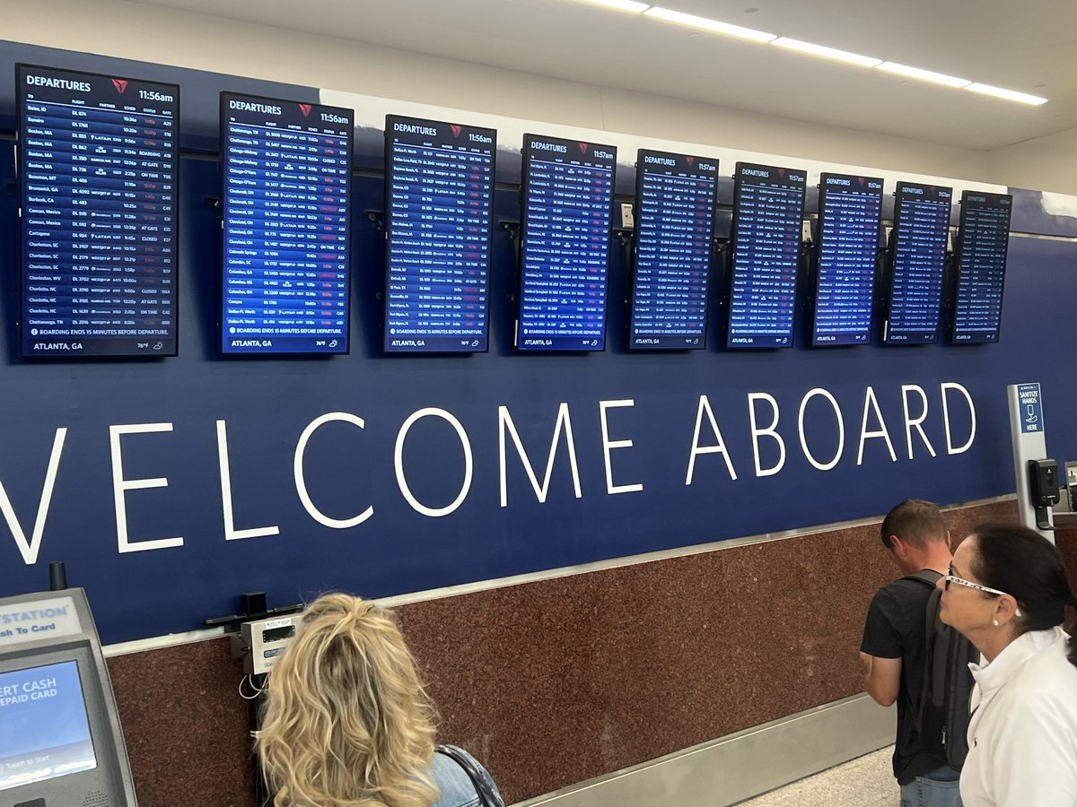 Airlines at the world’s busiest airport still in recovery mode Saturday due to cybersecurity #crowdsrike glitch.  About 600 Delta flights canceled today.  Coverage all day <a href="/scrippsnews/">Scripps News</a>