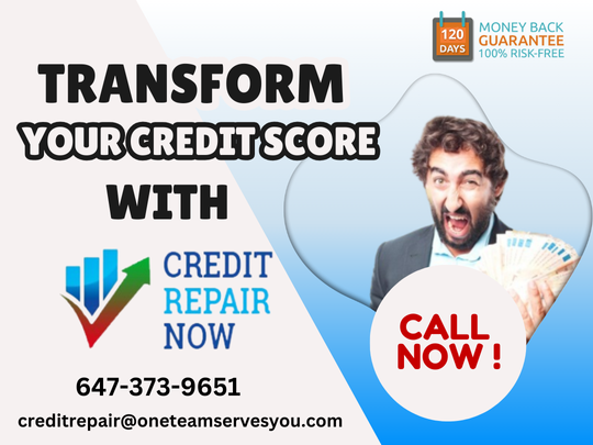 NowRepair's tweet photo. Transform your credit score with Credit Repair Canada! Boost your financial health and secure a brighter future with expert credit repair services. Don't let bad credit hold you back. Take the first step towards a better credit score today. Schedule your free consultation! https://t.co/mETgicIjpZ