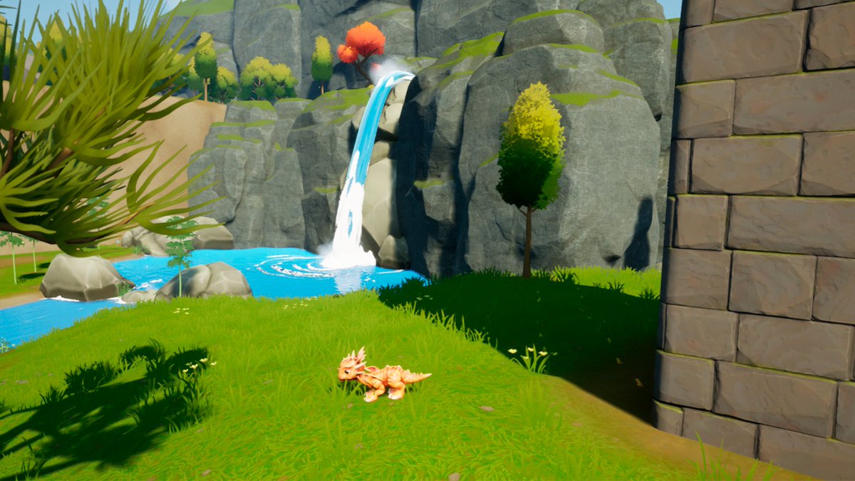 This #ScreenshotSaturday my game "Dragon Bobby - The Story of a life" is available on #Xbox  and #Steam . 
It's an exploration and puzzle game, based on games like “The First Tree” and “Spirit of the North”. Enjoy!

#indiedev #indiegame #gamedev