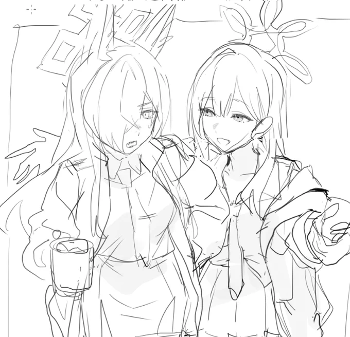 おげんこうのやつだけどコノカ描くの楽しいかも 