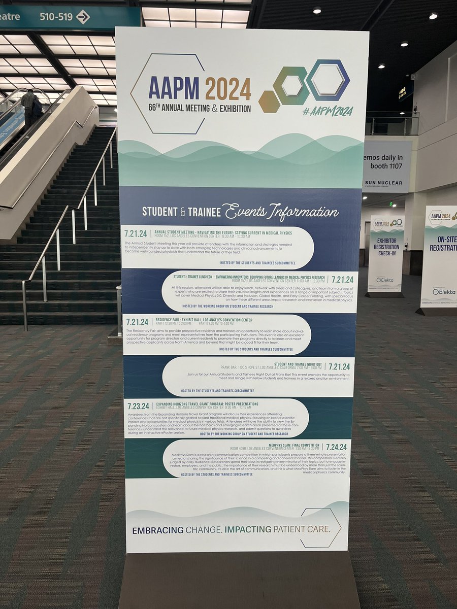 🚨 Don’t forget to check out all the student and trainee events happening tomorrow 🚨#AAPM2024