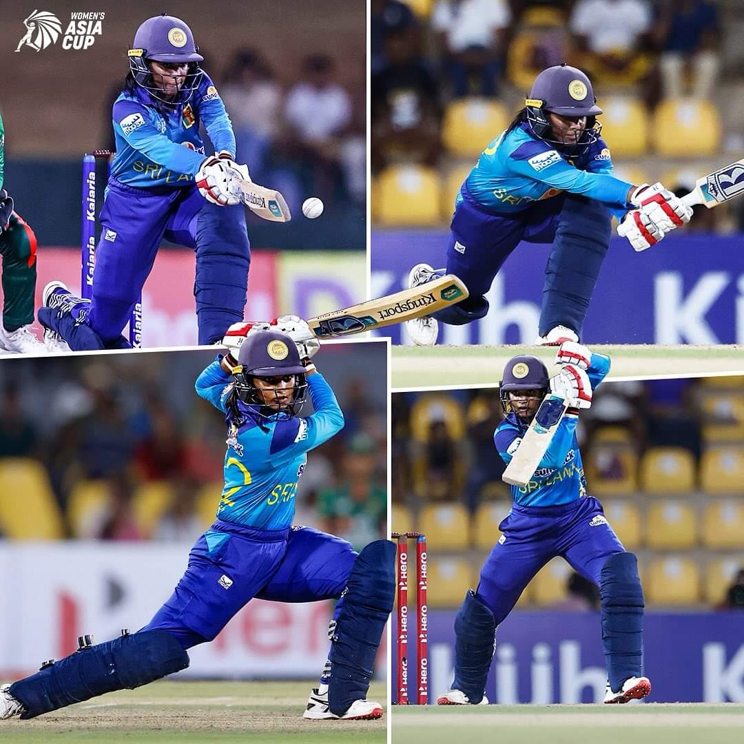 IamVimukthi's tweet photo. YAS Queens! 🇱🇰 Sri Lanka Women's Cricket team CRUSHES Bangladesh in their Asia Cup opener! 💛🥰
#ApeKello #අපේකෙල්ලෝ #SLW #WomensAsiaCup2024 #ACC #HerStory #SLWvBANW https://t.co/0wE5o1PFxE