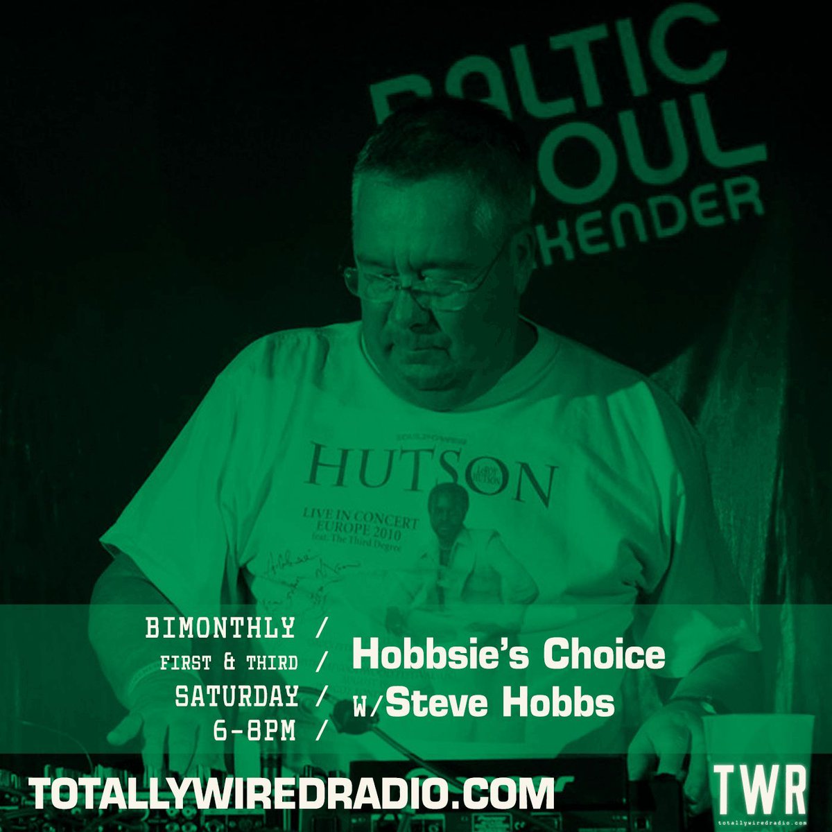 TotallyWiredRAD's tweet photo. Hobbsie’s Choice w/ Steve Hobbs #startingsoon on #TotallyWiredRadio Listen @ Link in bio.
-
#MusicIsLife #London
-
#Soul #ModernSoul #CrossoverSoul #NorthernSoul #Jazz https://t.co/hOLFLtYnYR