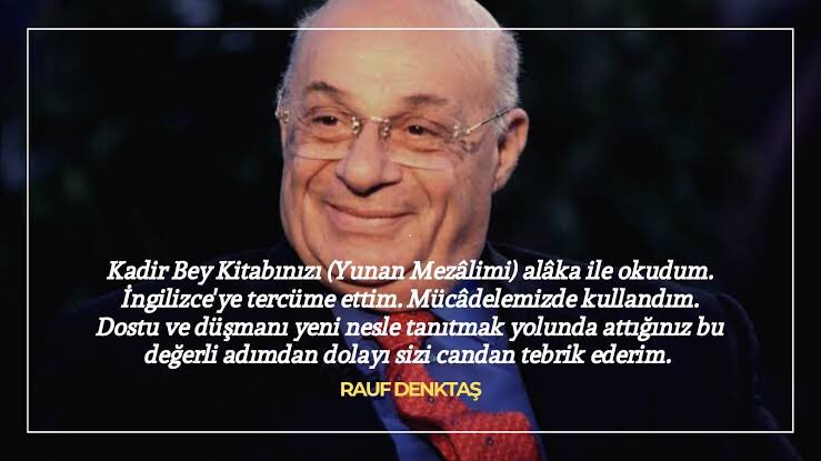 Üstad Kadir Mısıroğlu’nu, Rauf Denktaş’ı ve aziz şehitlerimizi rahmetle anıyoruz..