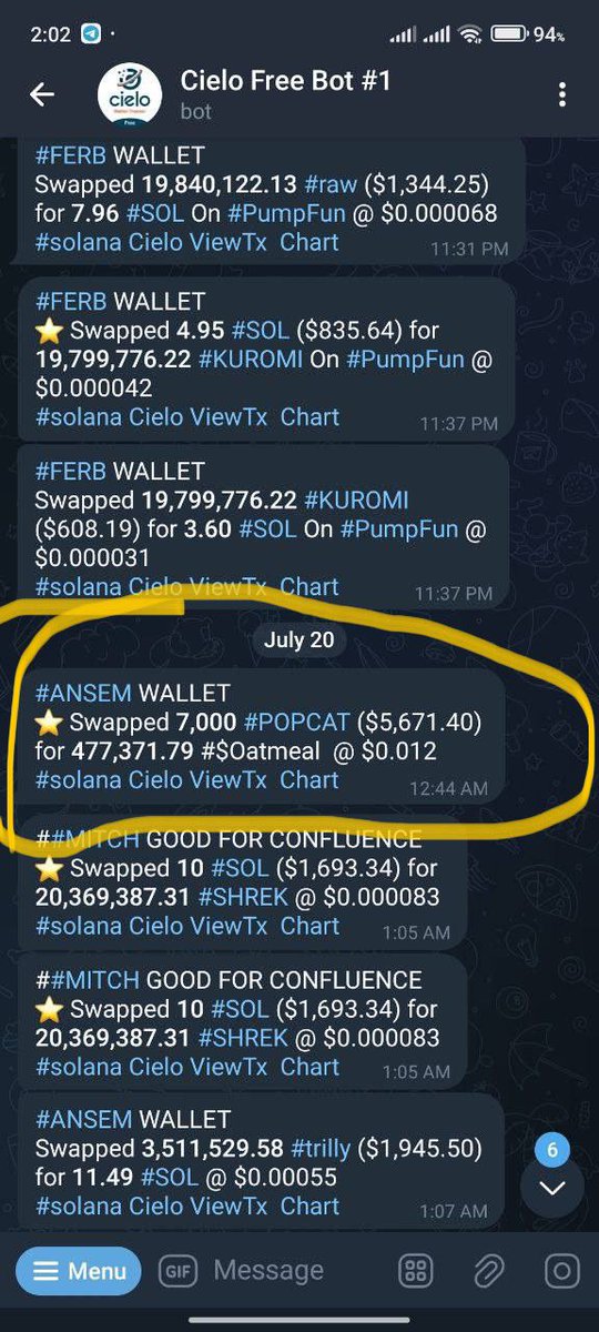 FKETH2024's tweet image. $FKETH CULT has manifest a lot of catalyst for other projects. We helped manifest @TheRoaringKitty’s return for @gmecoinsol back in May. Yesterday in the Crash Crew spaces we were able to manifest @blknoiz06 to buy into @OatmealSolana 👀🫡 Here is the proof👇👇 who needs us next?