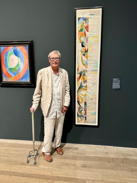 At the Expressionist exhibition at <a href="/tatemodern/">Tate</a> I found my late wife's favourite artwork, a collaboration between artist Sonia Delaunay and poet Blaise Cendrars. It almost blew the breath from my body. My brother John was there to record the occasion.
