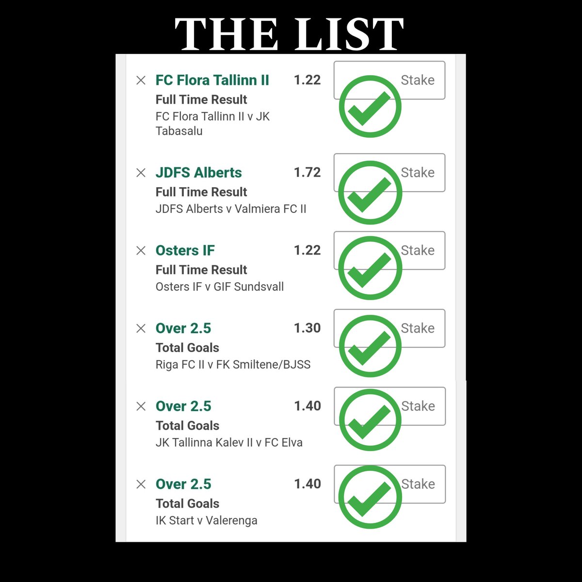 TomWhiteTips's tweet photo. 🏆 FULL HOUSE WINNER 🏆 

@ 6.57 

Six out of six today !!!

We deserved this one after going close a couple of times !!!

PLEASE RE-POST 🙏 

#TheList https://t.co/T9hCAL8jrw