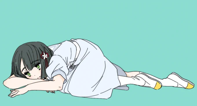 She loves the floor 