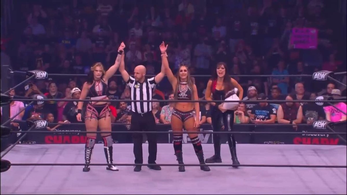 On this day!

Skye Blue &amp; Ashley D’Amboise vs Jamie Hayter &amp; Britt Baker.