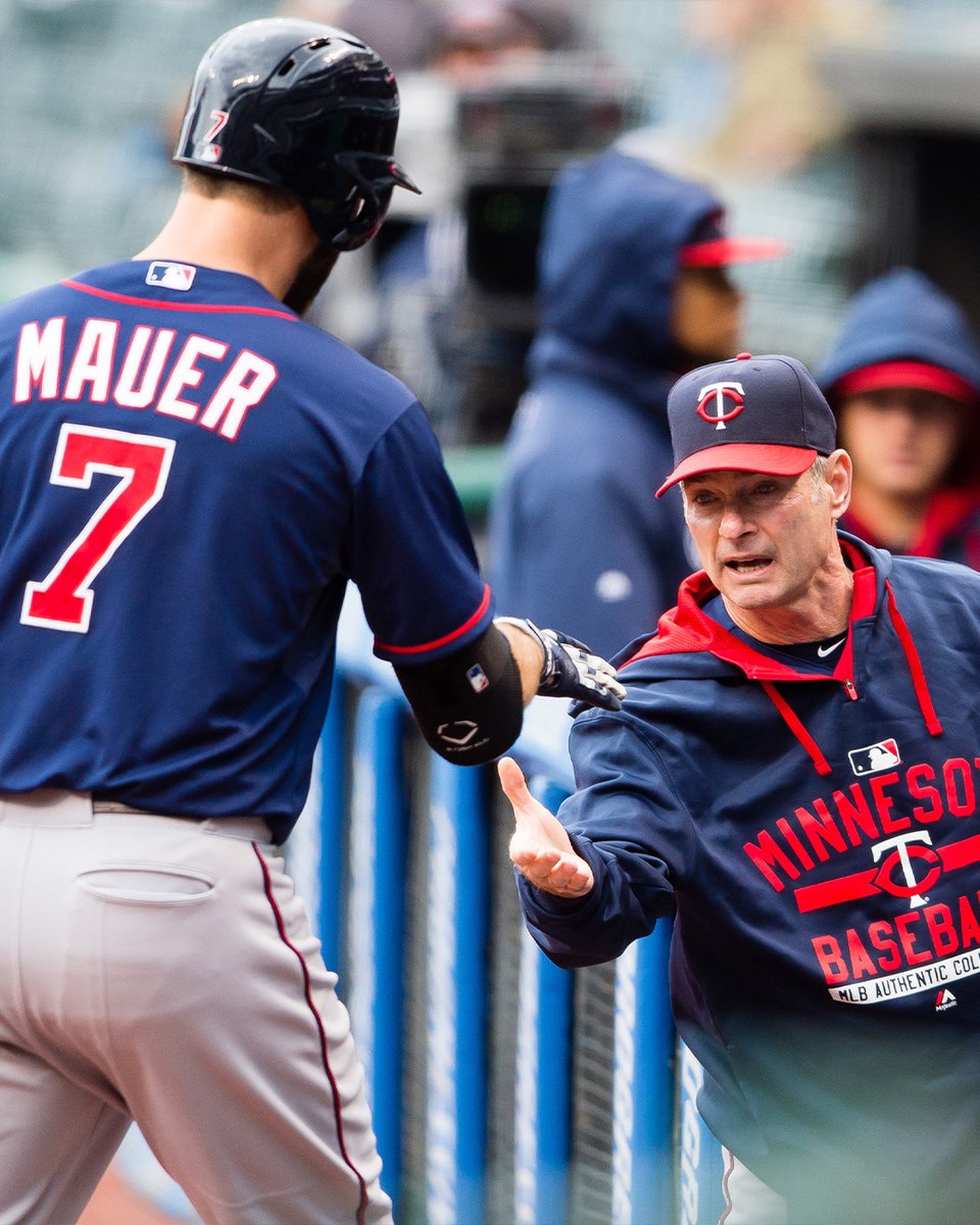 MLB's tweet photo. Joe Mauer 🤝 Paul Molitor
Both are St. Paul, MN natives.
Both went to the SAME high school.
Both were first round draft picks.
Both played for the Twins.
Molitor managed Mauer 2014-2018.

And now? They are both Hall of Famers! https://t.co/lKMmcCkRHT