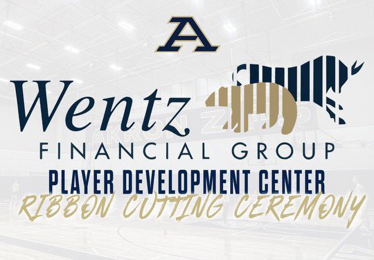 Just under a week away from the Ribbon Cutting of the Wentz Financial Group Player Development Center! 

Join us THIS FRIDAY (7/26) for an Open Practice at 3:30pm with the Ribbon Ceremony to follow in Stile Fieldhouse.

See you there, #ZipsNation! 🦘💯✂️