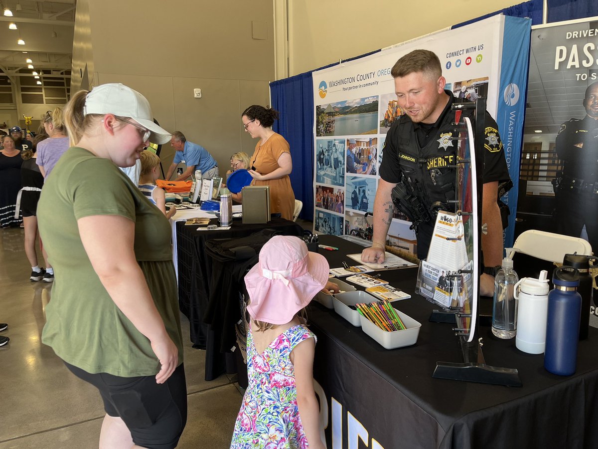 WCSOOregon's tweet photo. Come out and join us at the WC Fair today, lots of fun to be had! Free admission all day, everyday, for everyone. #BigFairFun https://t.co/jm7TxAmTeS