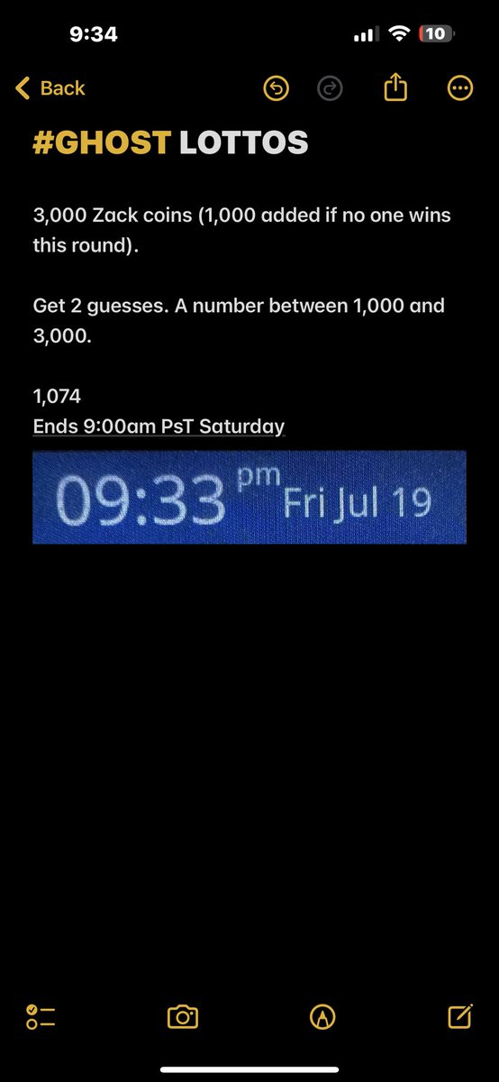 IamGhost_AF's tweet photo. No one guessed 1074
1,000 $ZACK Coins added to the #ZackPack
Next round has 4,000 coins available to WIN!
Stay tuned for the rules. https://t.co/NTZvuJ6Net