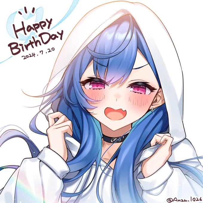 チグちゃんお誕生日おめでとうございました…!!#西園チグサ生誕祭2024#ニシゾノート 