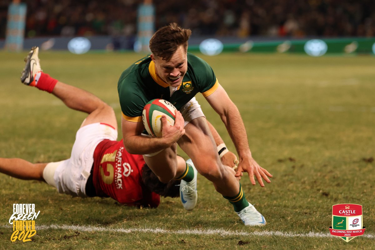 Springboks Amazing Try A third try on debut here in Bloem tonight 👀 #ForeverGreenForeverGold # ...
