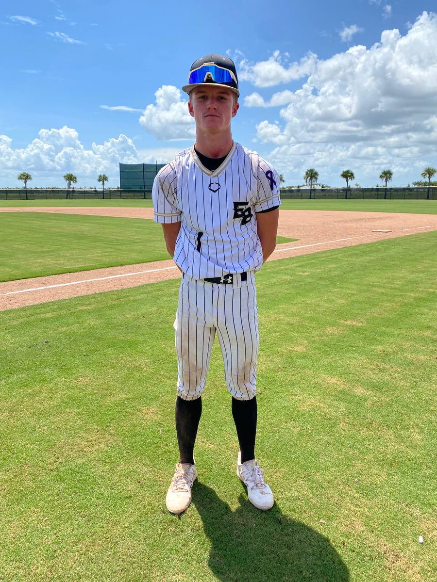 PW_Players's tweet photo. Justin Moore 
Florida Elite Baseball 15U 
⁦@elitebaseballfl⁩

Threw four innings, only allowing one run, three hits, and striking out seven.

⁦@ProspectWire⁩ 
#PWPoG 
#PWBaseball 🥇🏆 https://t.co/OHAJYxMjyH