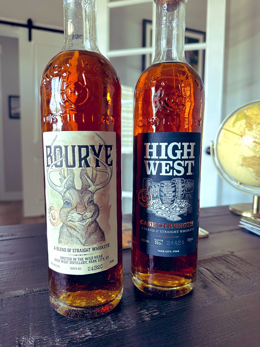 ronaldsholt's tweet photo. Taking home the Bourye (UT *only*) and a new cask strength release #HighWest #Bourbon 

Have you had these? https://t.co/JaaLR5qsnk