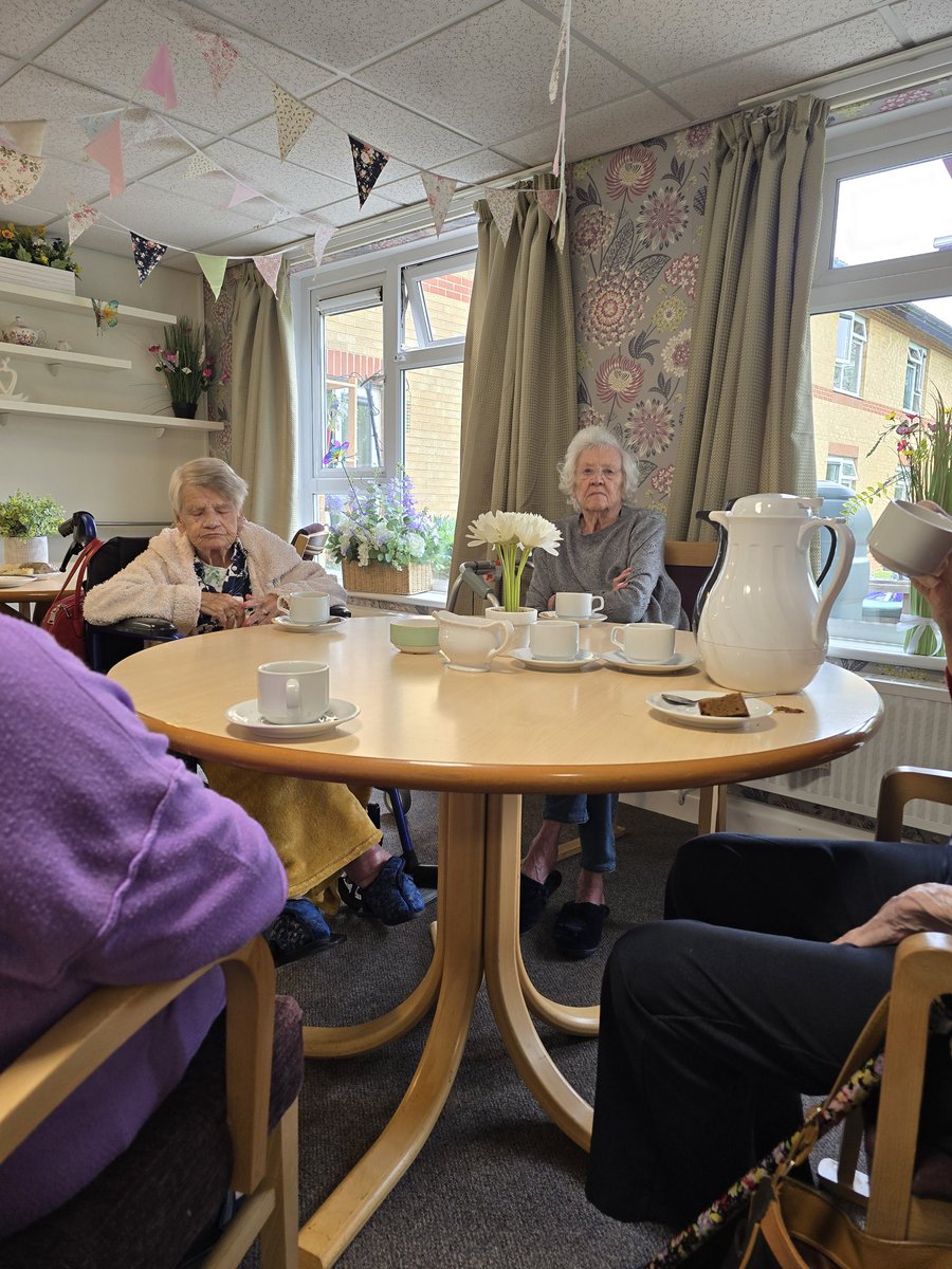 Residents enjoyed a lovely coffee morning and making new friends #biltoncourt #coffeemorning