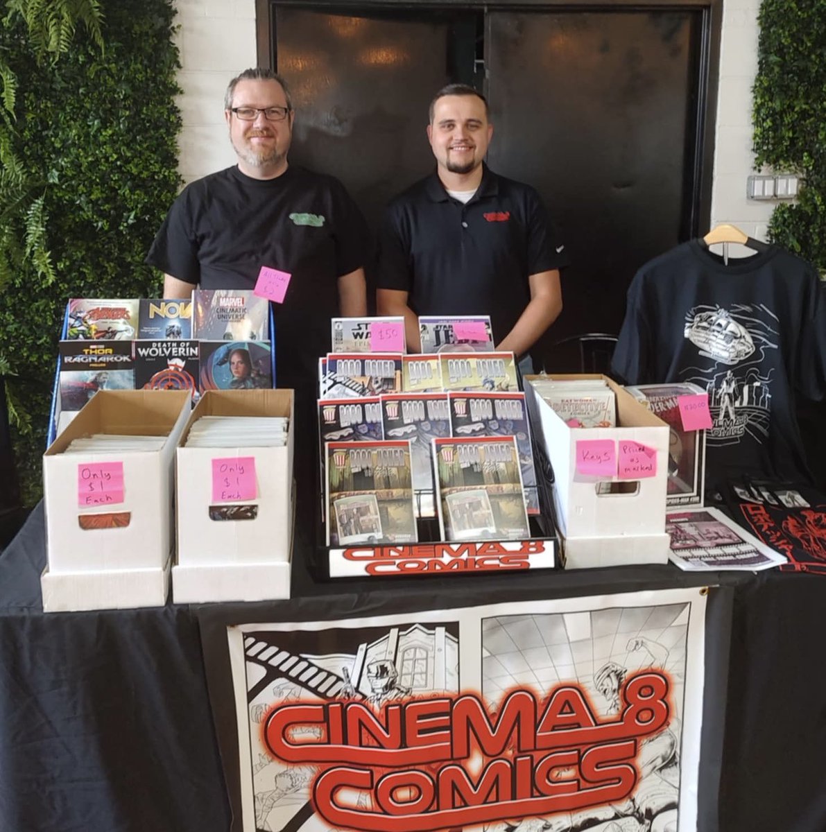 cinema8comics's tweet photo. Come check us out at the Comic &amp; Toy Show in Hurricane today from 10:00am-3:00pm!
🍿🎥🍿🎥🍿 https://t.co/6PgfsNSwBB