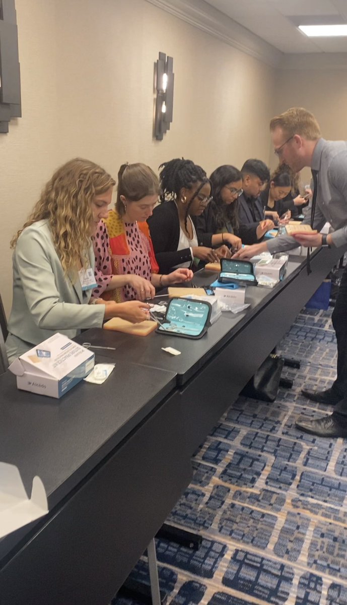 National SOMA (@nationalsoma) on Twitter photo Who doesn’t love a suture workshop! Our SOMA members got the opportunity to expand and practice their hands on skills at SLM 2024 #somatakeschicago #whywedo #tomorrowsdos #osteopathicleaders #nationalsoma #slm2024 Who doesn’t love a suture workshop! Our SOMA members got the opportunity to expand and practice their hands on skills at SLM 2024 #somatakeschicago #whywedo #tomorrowsdos #osteopathicleaders #nationalsoma #slm2024