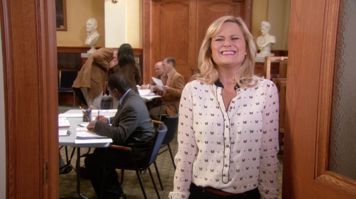 out of context parks and rec tweet media