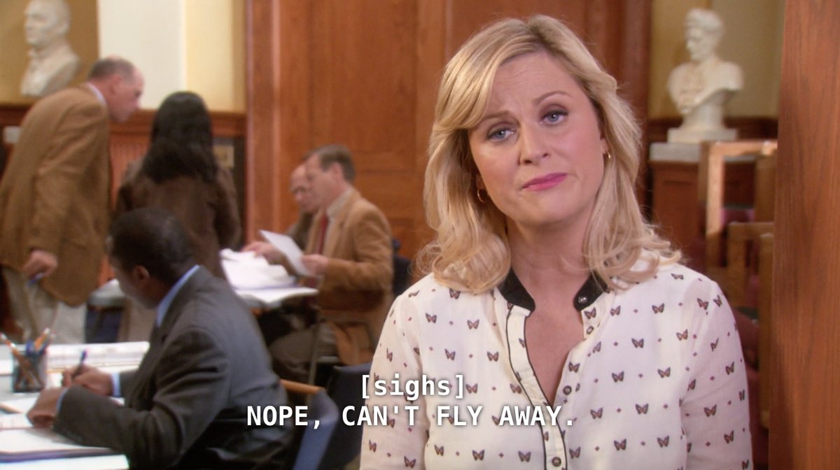 out of context parks and rec tweet media