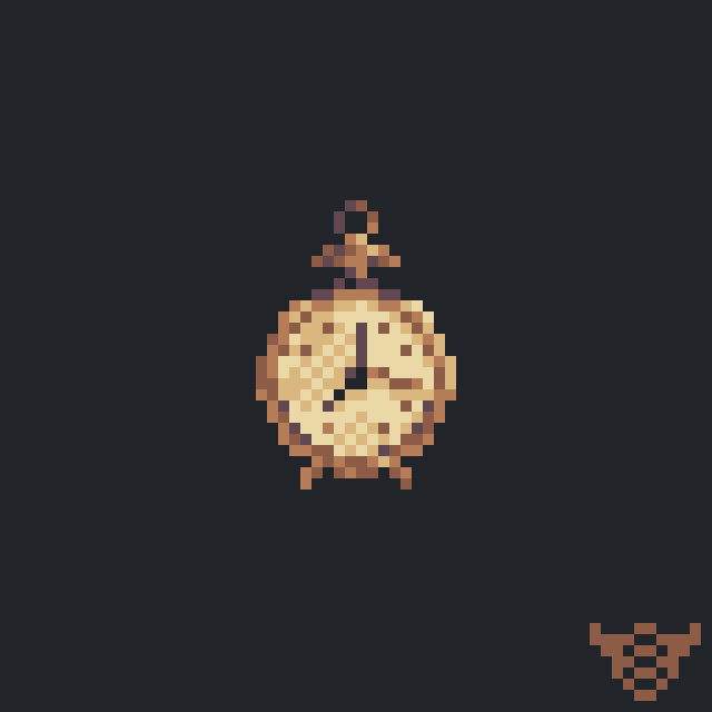 TwitchSteel's tweet photo. #Rusty #Clock from #ThePast #pixel_dailies @Pixel_Dailies https://t.co/uX7a9ruIms