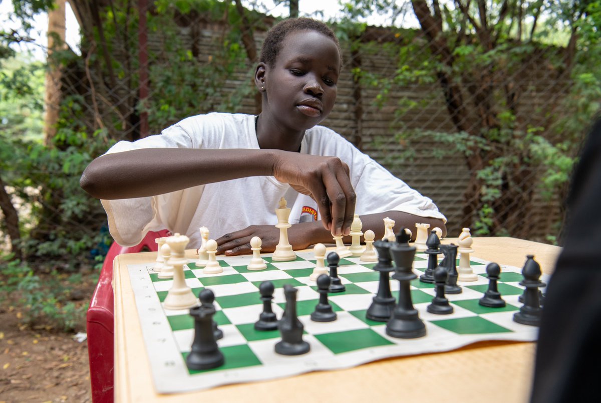 nandosateesh's tweet image. Happy #WorldChessDay.

@UNHCR_Kenya and @FIDE_chess organized #Chess tournament &amp;amp; #fideworldrecord attempt in #Kakuma 🇰🇪. The occasion resonated the spirit of the game - Unity, Empowerment, and Bridging the Generations and Cultures.

🙏🏽 @FIDE_chess for your support #WithRefugees