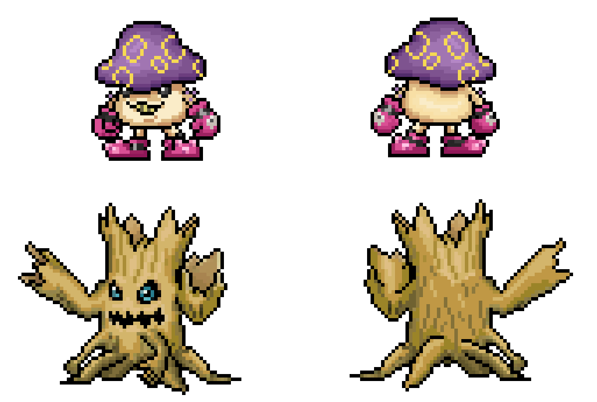 otro_jorch's tweet photo. Mushmon &amp; Woodmon.    

#Mushmon #Woodmon #VITALBRACELET #pixelart #DigimonStoryOlympusXII #fanart #デジモン #fangame #Digimon https://t.co/UokOy8f6TX