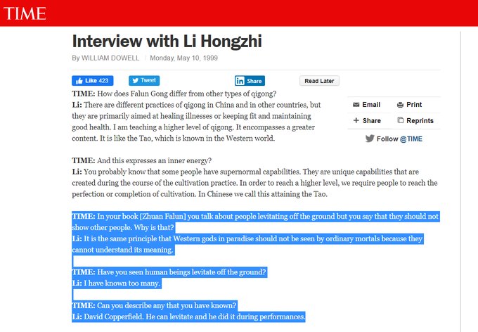 BenjaminNorton's tweet photo. Falun Gong is a fascist cult that preaches that science, feminism, and homosexuality are satanic. Its US-based leader claims he can fly

Falun Gong also worships Trump. Its media arm Epoch Times is crazy far-right Trumpist propaganda

But it's anti-China, so the US gov't loves it https://t.co/Z2d7OFkVPu