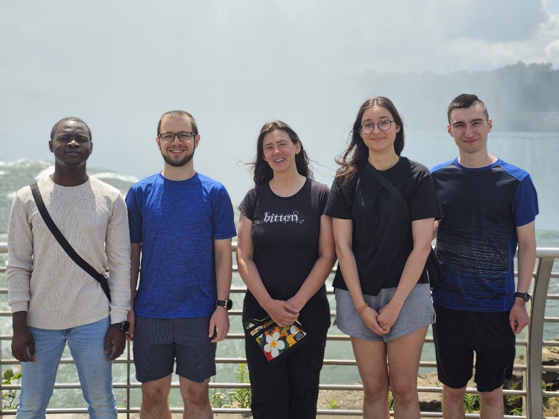 AJFrontierUofR's tweet photo. Congrats to Dr. Milosavljevic @amilosav996  on masterfully defending his PhD earlier this week! We had a great time celebrating the achievement at Niagara Falls. Aleksa will be starting a postdoc at UPenn with @DirkTrauner and @jakebrenner in the Fall - we will greatly miss you!! https://t.co/bBtl0wqp4x