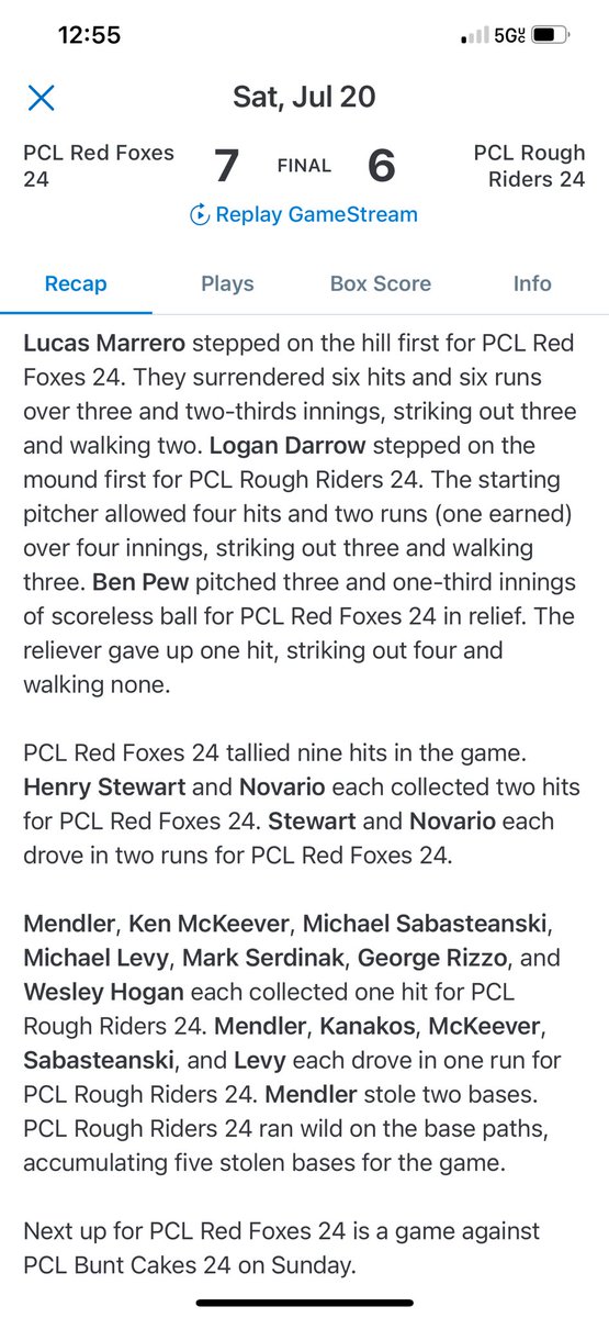 Red Foxes Baseball Club tweet media