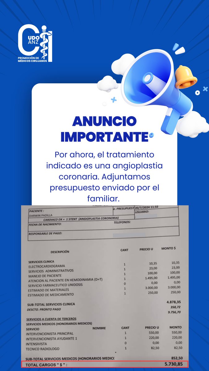 Promo102udoanz's tweet photo. ⚠️ATENCIÓN⚠️ Por favor ayúdanos con un RT🥺💙 https://t.co/05w7heEtDX