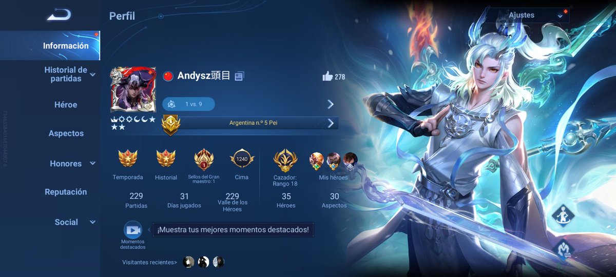 Un poco tarde lo subo, pero Leyenda en 2 cuentas <a href="/HOKLATAM/">Honor of Kings LATAM</a> <a href="/HonorOfKings/">Honor of Kings</a>  #HonorofKings