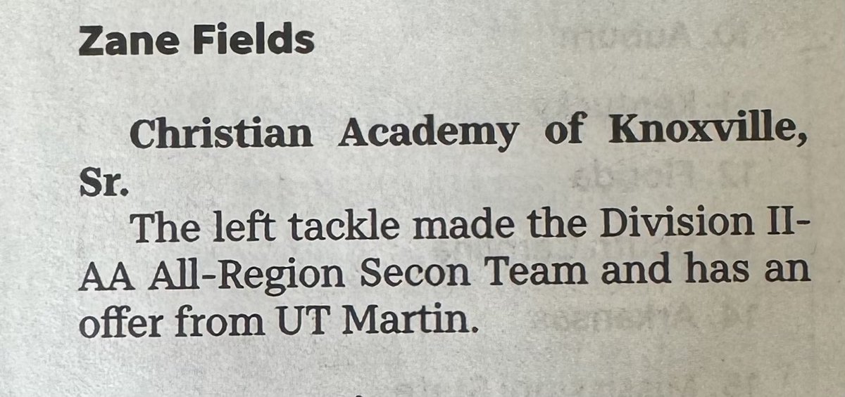 Made it into the newspaper with some other great athletes!