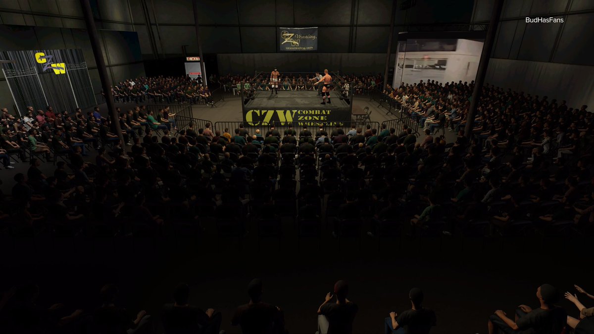 iBudsMoves's tweet image. These were a little project with @PrinceMartyM from awhile ago👀

With help from @MMe55iah 🫡

I think they’re drop ready?🤨

#WWE2K24 #UltraViolent #CZW