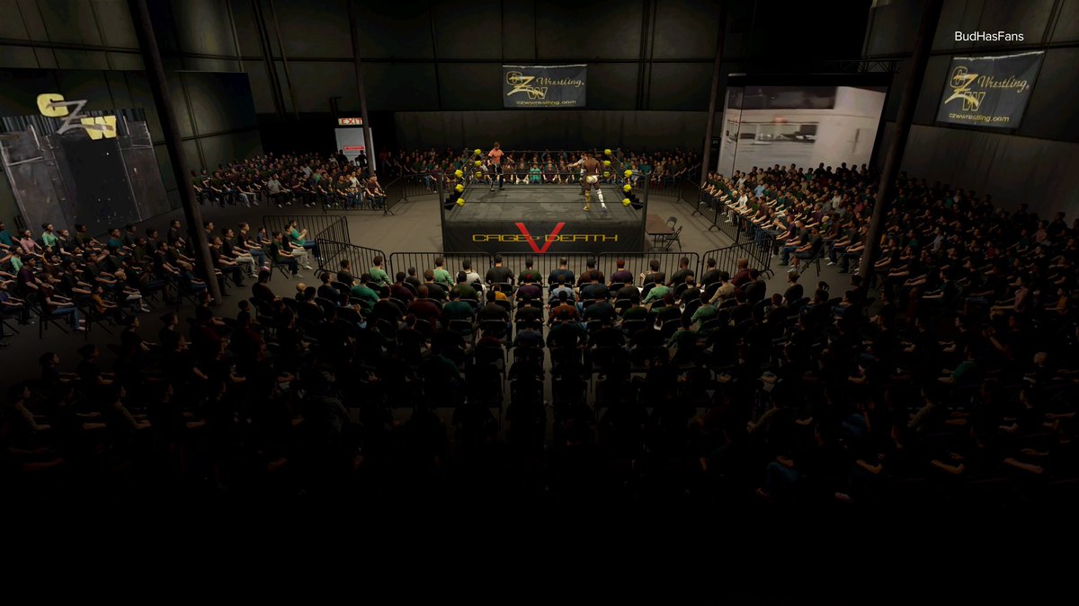 iBudsMoves's tweet image. These were a little project with @PrinceMartyM from awhile ago👀

With help from @MMe55iah 🫡

I think they’re drop ready?🤨

#WWE2K24 #UltraViolent #CZW