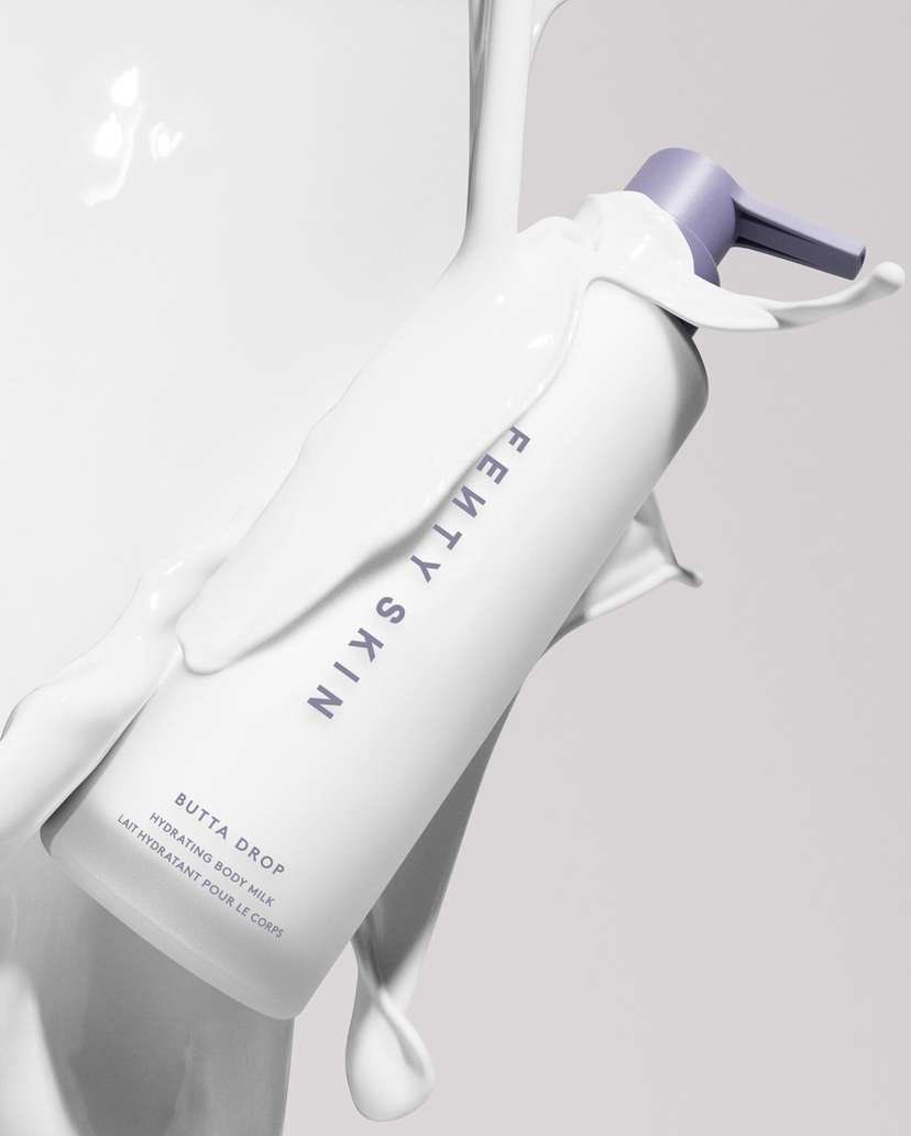 awgecentral's tweet photo. Rihanna For Fenty Skin

#ButtaDrop Hydrating Body Milk available in-stores now! ​

“Replenish the skin instantly with all-day plumping hydration that delivers a silky, satin finish that’s never sticky. Load up on lightweight #ButtaDropEnergy that sinks in fast ✨” https://t.co/Dr2pHX1BaK
