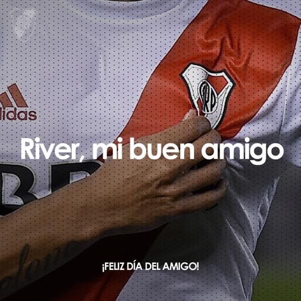 Feliz día River, te amo