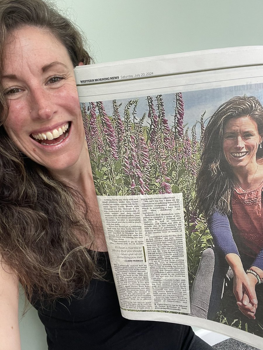cfauthor's tweet photo. Nearly 30 years ago, The Western Morning News wrote an article about me. It was all about how I wanted to be an author one day…nearly 30 years later, this happened! Thank you, @Dollery50 for this very special article! 💛🌷💛 https://t.co/q10rAex1Rt