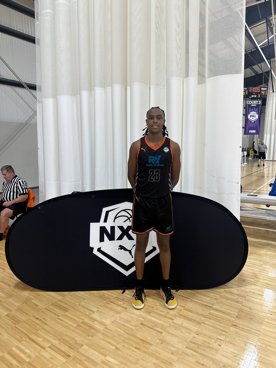 Player of the game for Run as One NXT 17u is Anderson Davis. Position-less basketball is only becoming more prevalent and here we have a great example of that. Davis can take the matchup of the other teams biggest player in the paint or defend a guard on the perimeter.