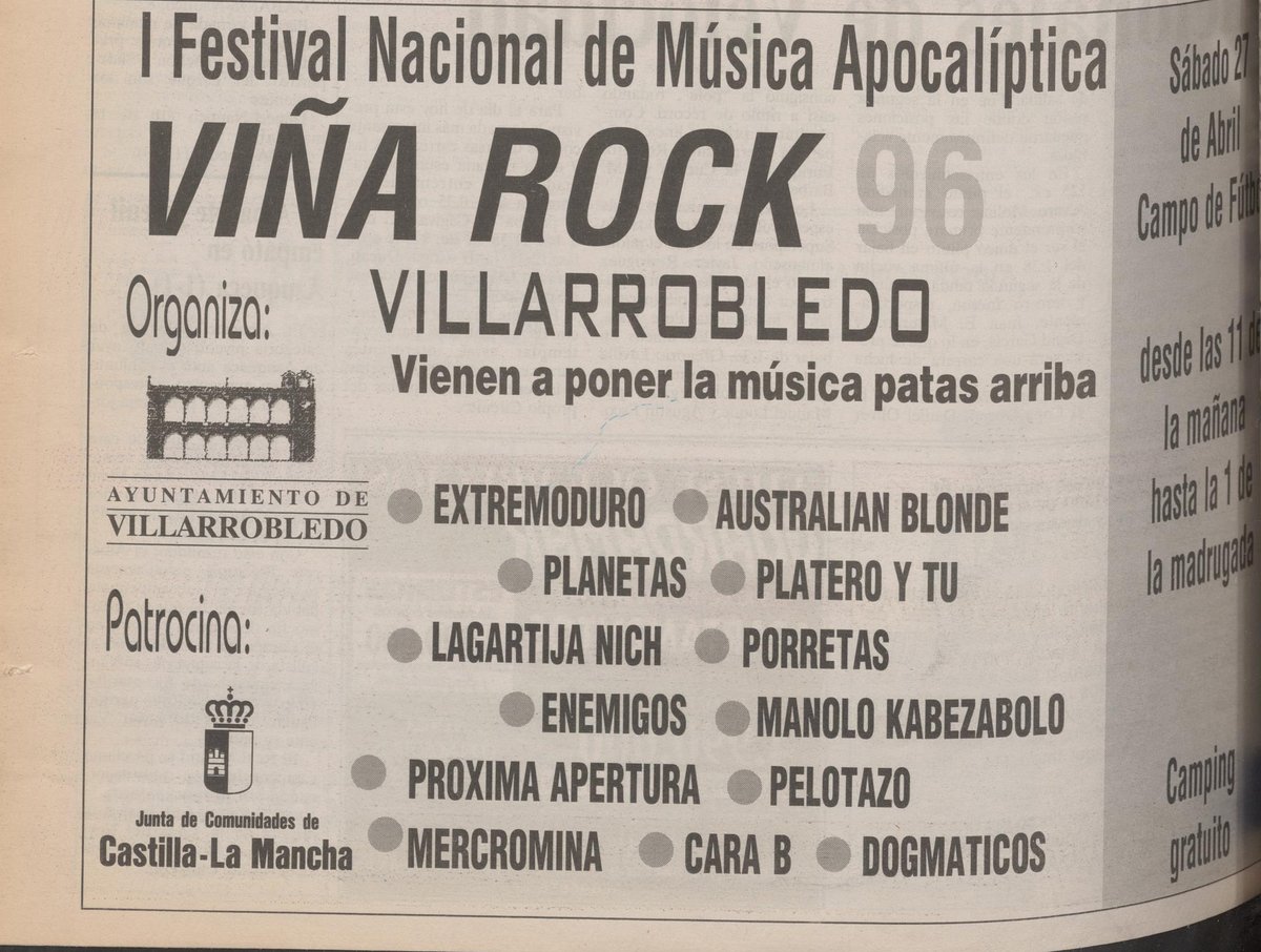 juancaraes's tweet photo. El Viña Rock tuvo mejor debut que Lamine Yamal. https://t.co/rccMDZeVkZ