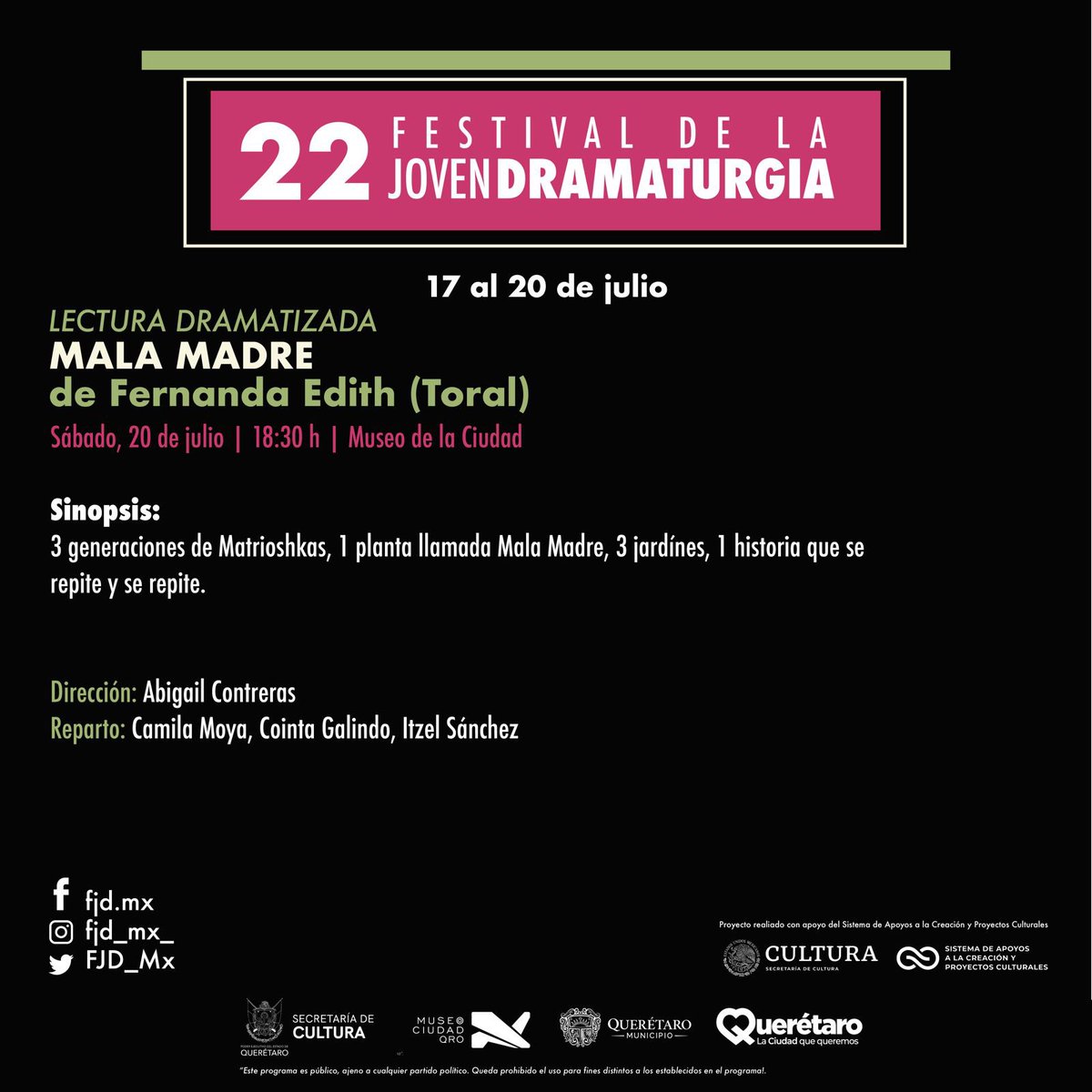 Festival de la Joven Dramaturgia tweet media