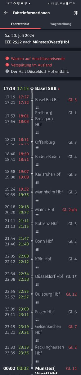Thomas Kuhn 👨🏼🚒 #FlattenTheCurve (@thomaskuhn) on Twitter photo Hallo <a href="/DB_Bahn/">Deutsche Bahn Personenverkehr</a>: Hält der #ICE2552 heute in #Düsseldorf, wie im Zuglauf angezeigt? Oder hält nicht, wie über dem Laufweg und im #DB_Navigator angegeben?
Ich müsste da nämlich umsteigen. Danke für ne verlässliche Info. Gruß kt Hallo <a href="/DB_Bahn/">Deutsche Bahn Personenverkehr</a>: Hält der #ICE2552 heute in #Düsseldorf, wie im Zuglauf angezeigt? Oder hält nicht, wie über dem Laufweg und im #DB_Navigator angegeben?
Ich müsste da nämlich umsteigen. Danke für ne verlässliche Info. Gruß kt