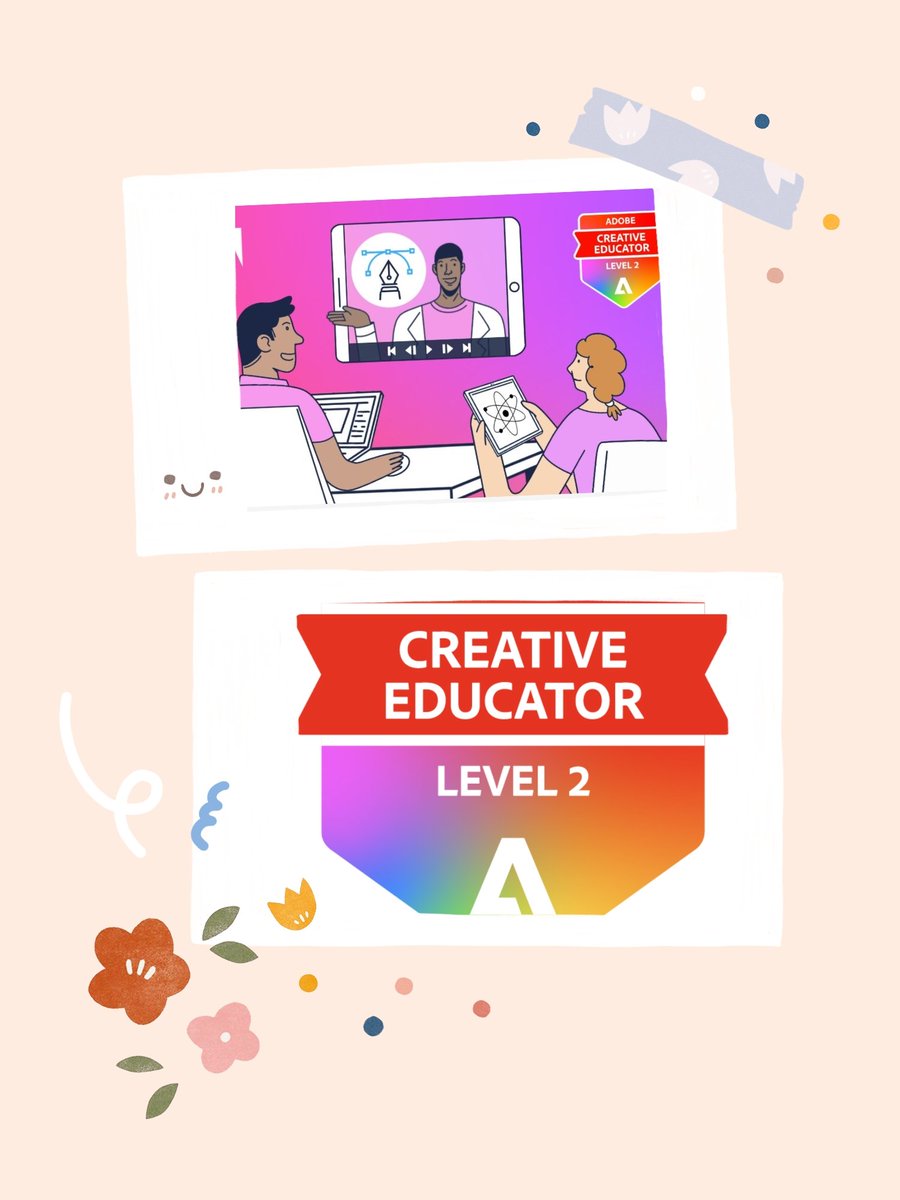 If you can dream it, you can do it. I just earned a ACE Level 2 Certificate and badge from Adobe Education