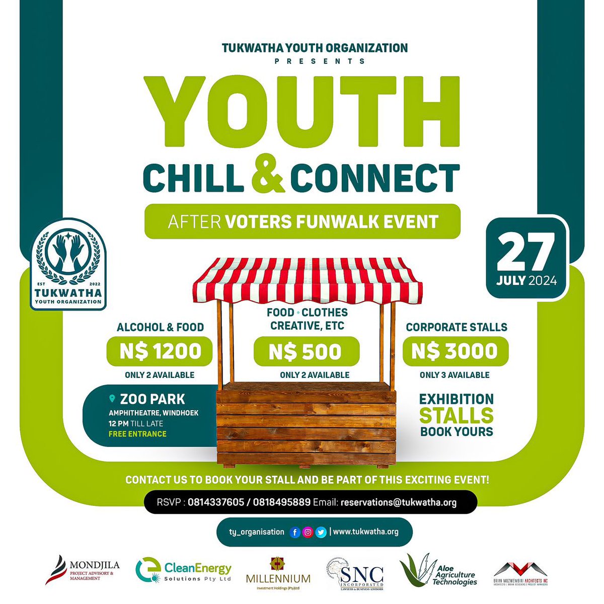 Call the numbers below and get your stall 🥳